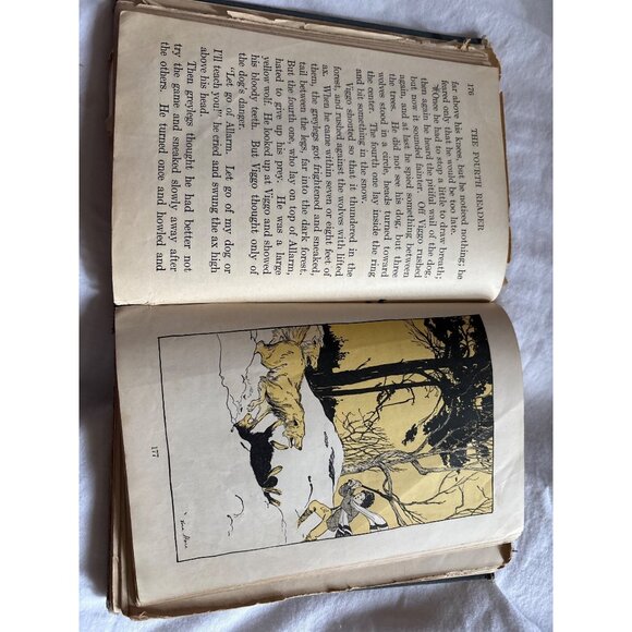 Robbs-Merrill Fourth Reader 1924 Hardcover Book - Picture 7 of 16
